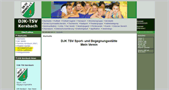 Desktop Screenshot of djk-kersbach.de