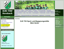 Tablet Screenshot of djk-kersbach.de